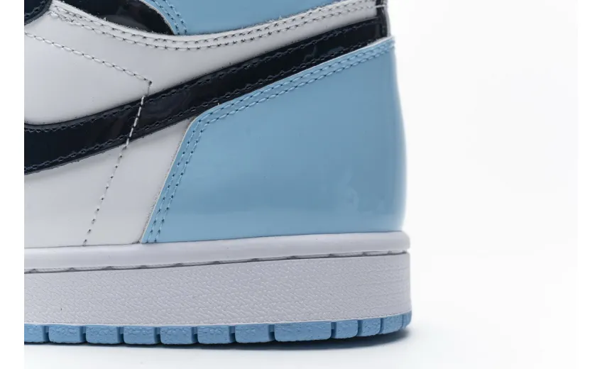 Reps StockX Shoes Air Jordan 1 Retro High OG 'UNC Patent' Blue CD0461-401??