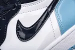 Reps StockX Shoes Air Jordan 1 Retro High OG 'UNC Patent' Blue CD0461-401??