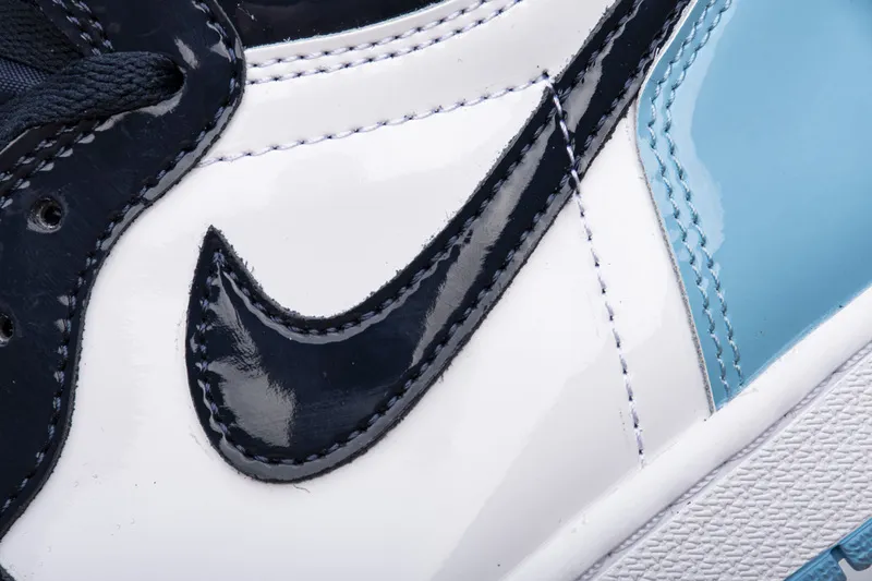 Reps StockX Shoes Air Jordan 1 Retro High OG 'UNC Patent' Blue CD0461-401??