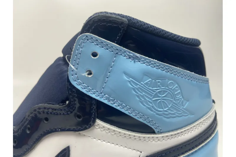 Reps StockX Shoes Air Jordan 1 Retro High OG UNC Patent Blue CD0461-401??