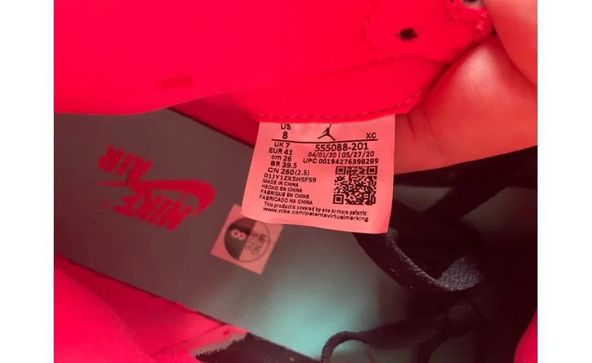 Reps StockX Shoes Air Jordan 1 High OG Bio Hack 555088-201??