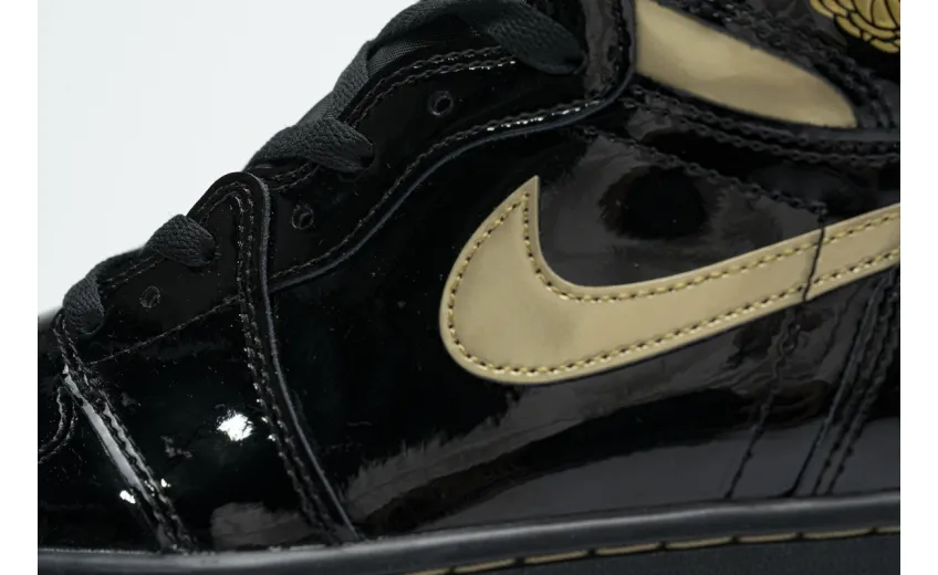 Black And Gold Air Jordan 1