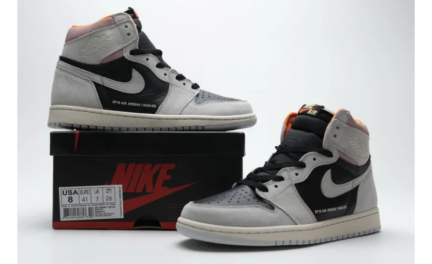 Reps StockX Shoes Air Jordan 1 OG Hi Retro“Neutral Grey” 555088-018??