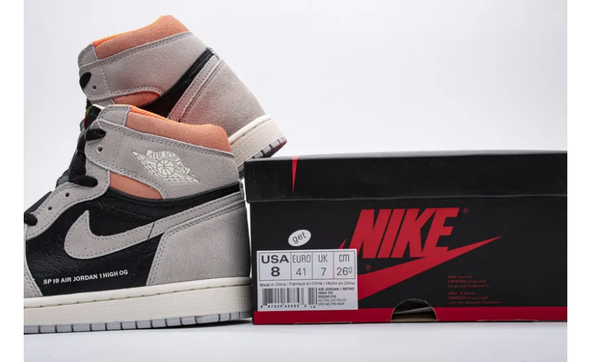 Reps StockX Shoes Air Jordan 1 OG Hi Retro“Neutral Grey” 555088-018??