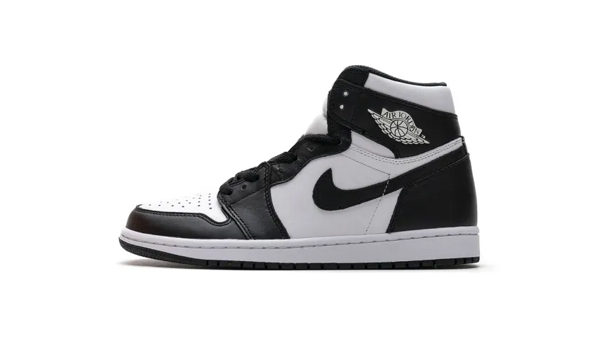 Black And White Jordans 1
