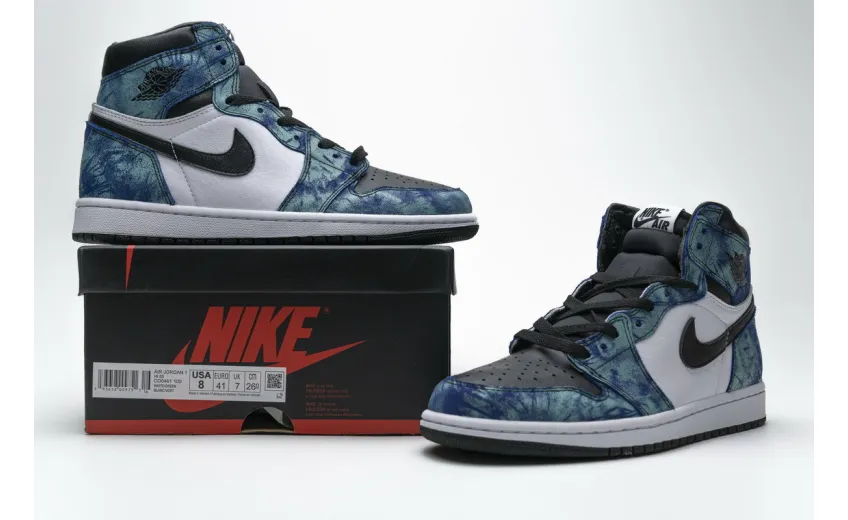 Reps StockX Shoes Air Jordan 1“Tie-Dye” CD0461-100??