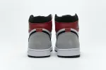 Reps StockX Shoes Air Jordan 1 High Smoke Grey Red 555088-126??