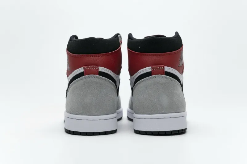 Reps StockX Shoes Air Jordan 1 High Smoke Grey Red 555088-126??