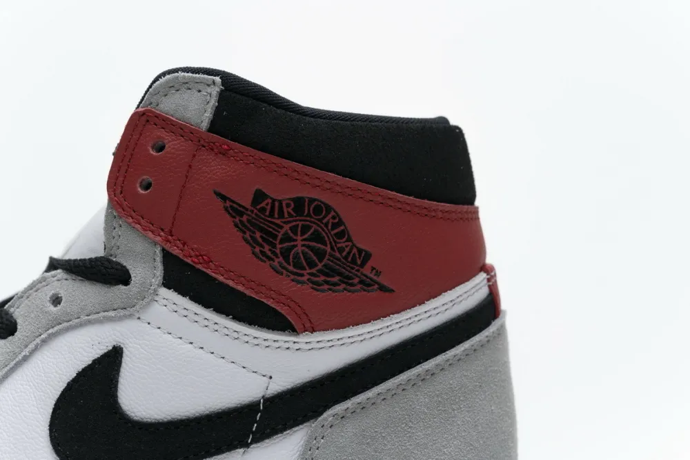 Reps StockX Shoes Air Jordan 1 High Smoke Grey Red 555088-126??