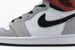 Reps StockX Shoes Air Jordan 1 High Smoke Grey Red 555088-126??