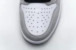Reps StockX Shoes Air Jordan 1 High Smoke Grey Red 555088-126??