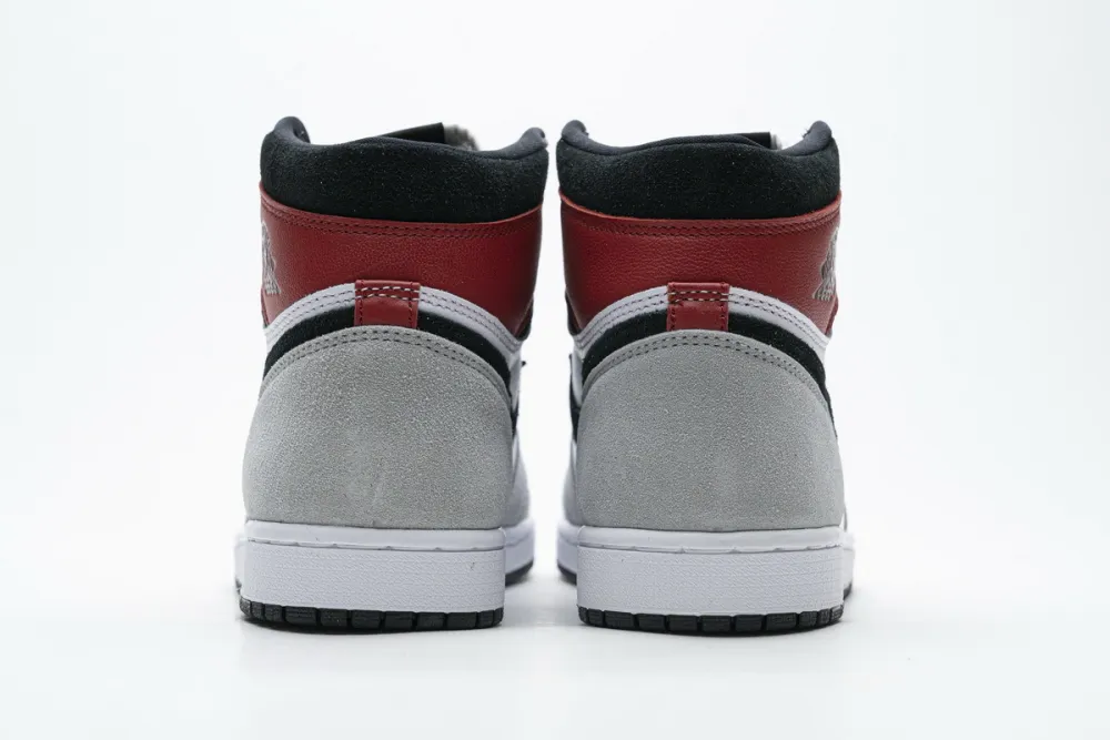 Reps StockX Shoes Air Jordan 1 High Smoke Grey Red 555088-126??