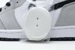 Reps StockX Shoes Air Jordan 1 High Smoke Grey Red 555088-126??