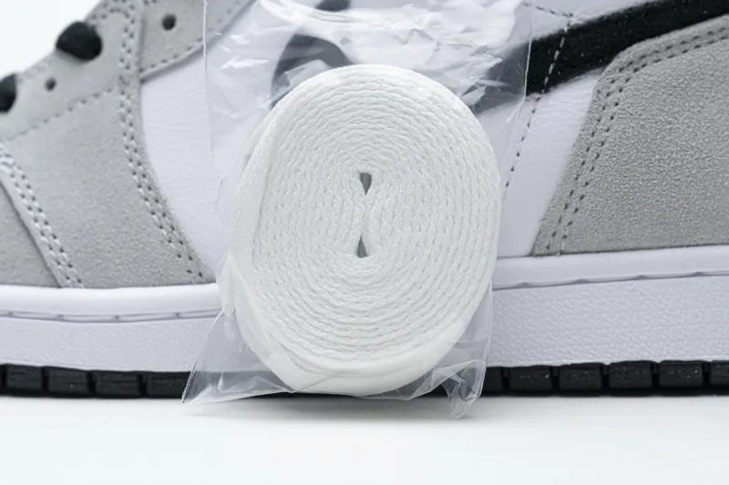 Reps StockX Shoes Air Jordan 1 High Smoke Grey Red 555088-126??