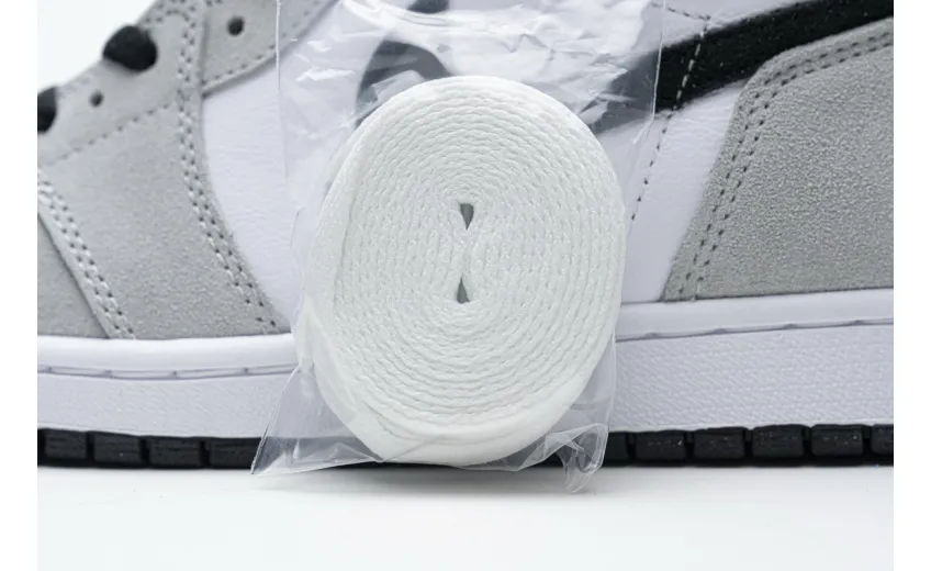 Reps StockX Shoes Air Jordan 1 High Smoke Grey Red 555088-126??
