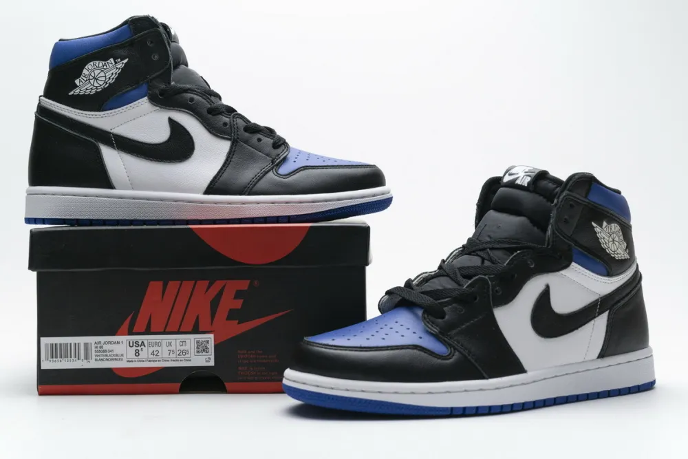 Reps StockX Shoes Air Jordan 1 Retro High OG Game Royal Blue 555088 041??