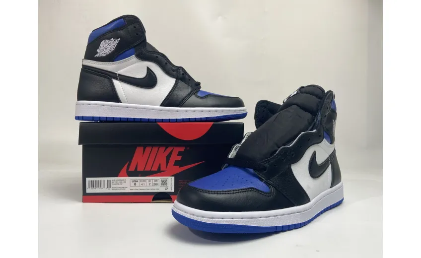Reps StockX Shoes Air Jordan 1 Retro High OG Game Royal Blue 555088 041??