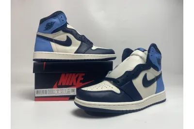 Air Jordan 1 Retro High OG Obsidian University Blue 555088-140 01