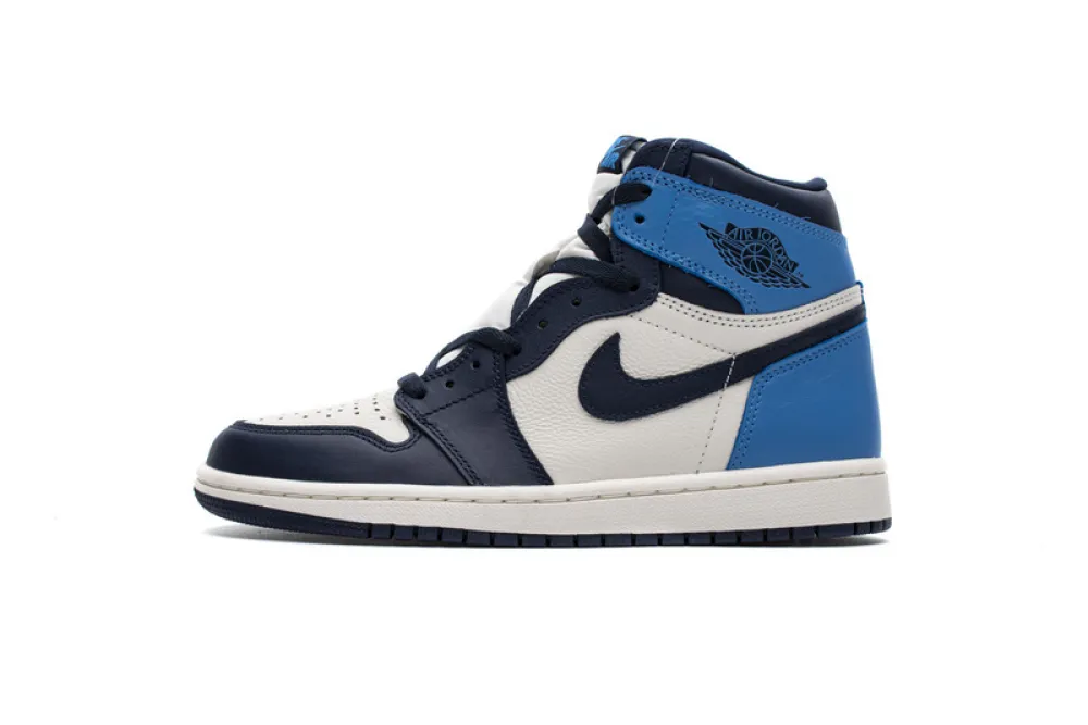 Reps StockX Shoes Air Jordan 1 Retro High OG Obsidian University Blue 555088-140??