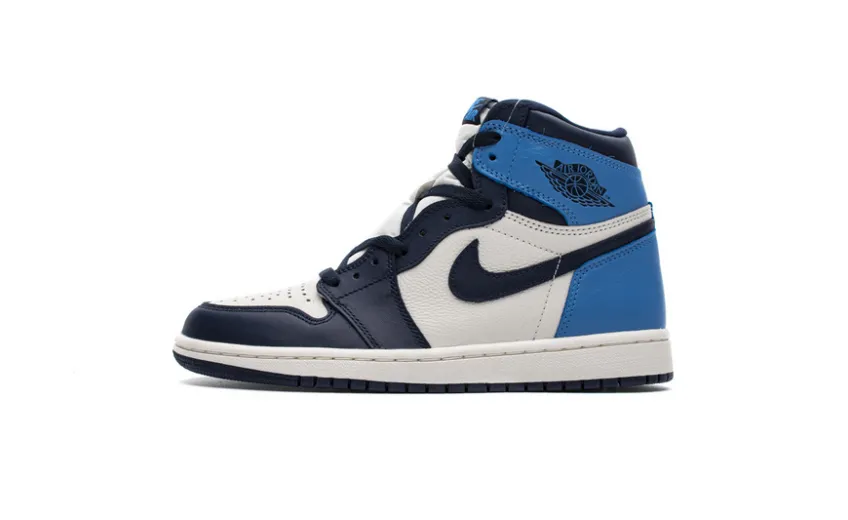 Reps StockX Shoes Air Jordan 1 Retro High OG Obsidian University Blue 555088-140??