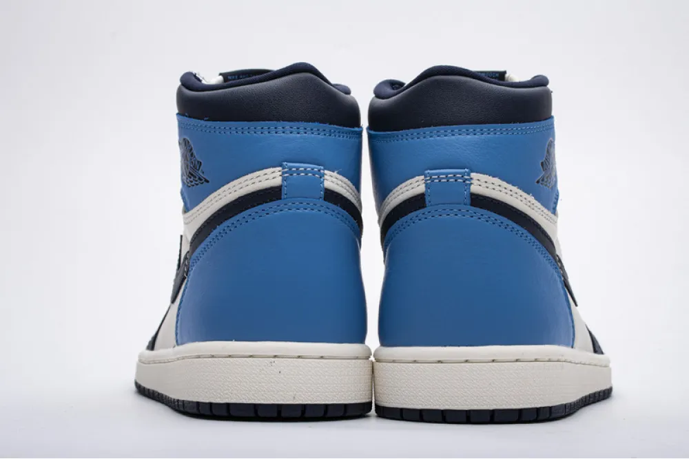 Reps StockX Shoes Air Jordan 1 Retro High OG Obsidian University Blue 555088-140??