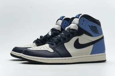  Air Jordan 1 Retro High OG Obsidian University Blue 555088-140 02