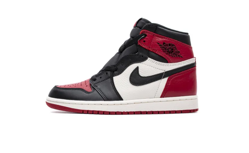 Reps StockX Shoes Air Jordan 1 High OG“Bred Toe” 555088-610??