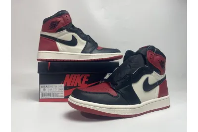  Air Jordan 1 High OG Bred Toe 555088-610 01