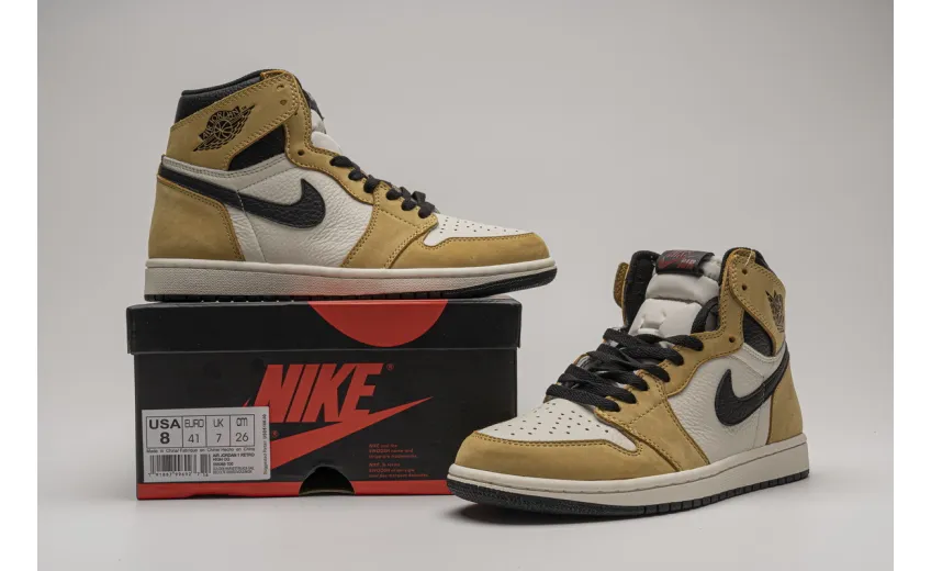 Reps StockX Shoes Air Jordan 1 Retro High OG “Rookie of the Year” Yellow 555088-700??