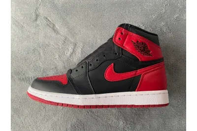  Air Jordan 1 High Banned Red 555088-001  02
