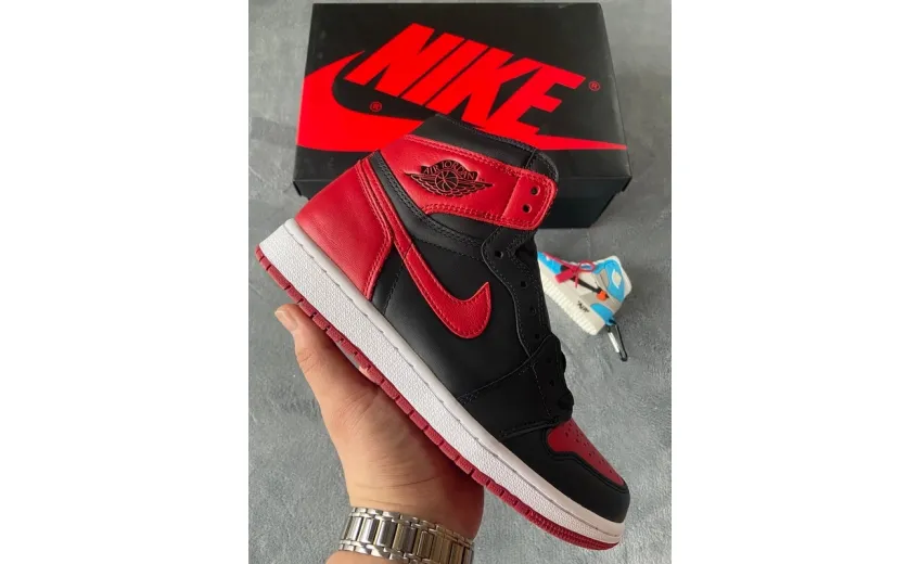 Reps StockX Shoes Air Jordan 1 High Banned Red 555088-001 ??