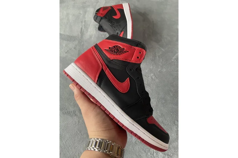 Reps StockX Shoes Air Jordan 1 High Banned Red 555088-001 ??