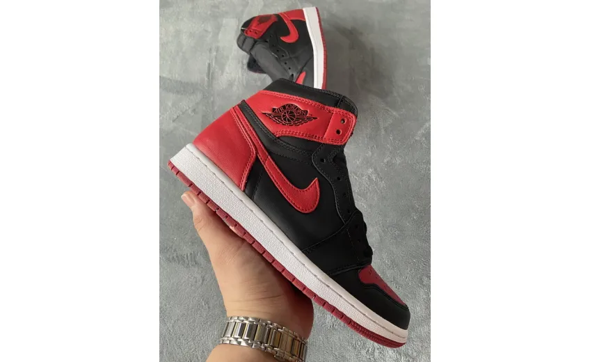 Reps StockX Shoes Air Jordan 1 High Banned Red 555088-001 ??