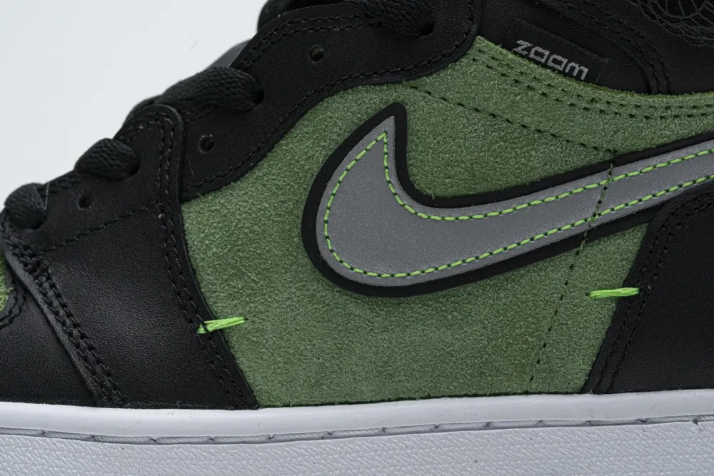 Reps StockX Shoes Air Jordan 1 High Zoom "Rage Green" CK6637-002??