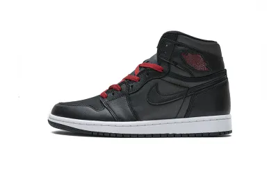  Air Jordan 1 Retro High OG Black Satin Gym Red 555088-060 02