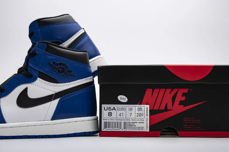 Reps StockX Shoes Air Jordan 1 OG High “Game Royal” Blue 555088-403??
