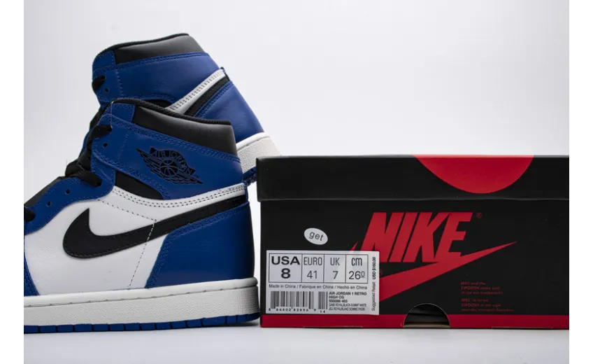 Reps StockX Shoes Air Jordan 1 OG High “Game Royal” Blue 555088-403??