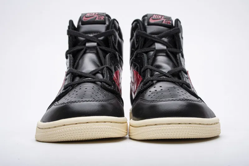 Reps StockX Shoes Air Jordan 1 Retro High OG Defiant Couture Red Black BQ6682-006??