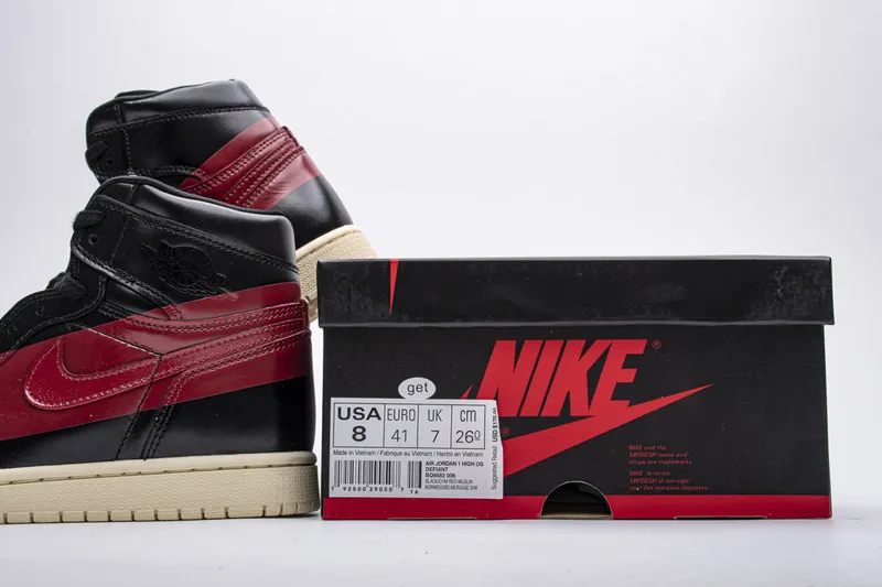 Reps StockX Shoes Air Jordan 1 Retro High OG Defiant Couture Red Black BQ6682-006??