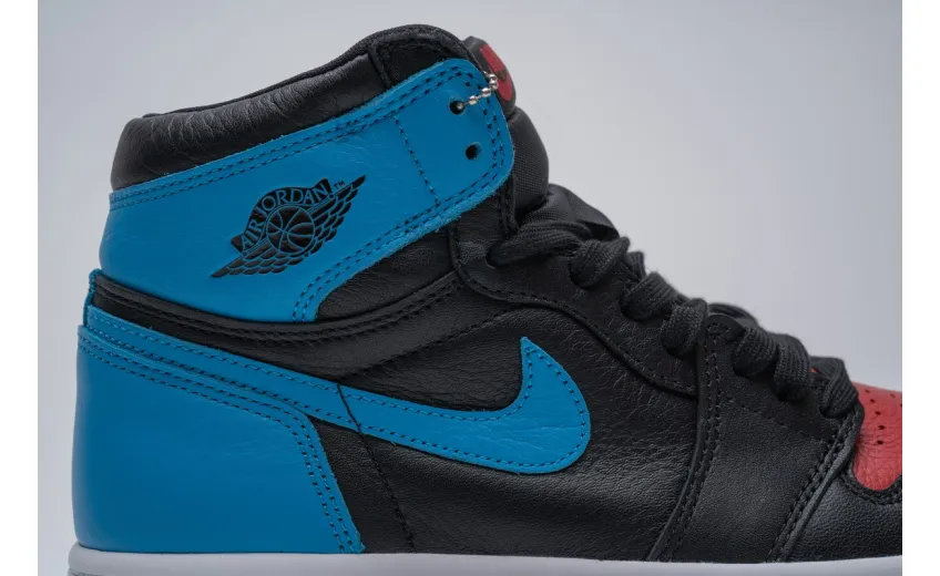 Reps StockX Shoes Air Jordan 1 Retro High NC to Chi Leather (W) Blue Red CD0461-046??