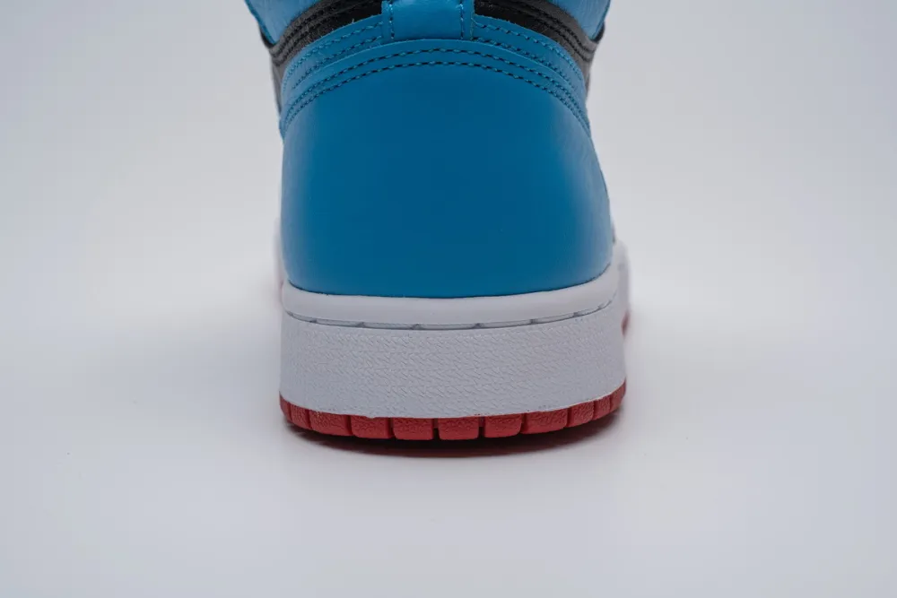 Reps StockX Shoes Air Jordan 1 Retro High NC to Chi Leather (W) Blue Red CD0461-046??