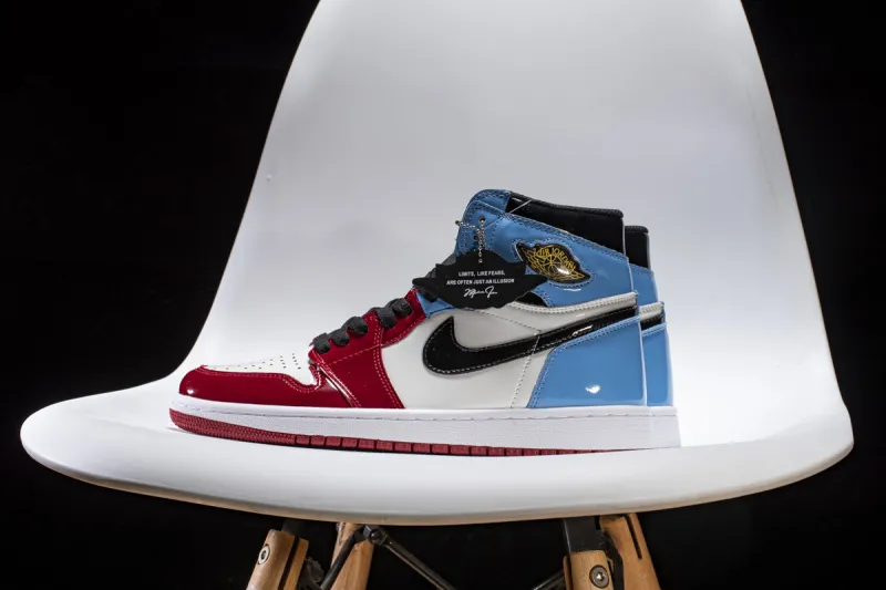 Reps StockX Shoes Air Jordan 1 OG Hi Retro“Fearless” Blue Red CK5666-100??