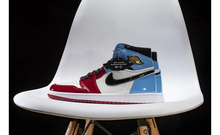 Reps StockX Shoes Air Jordan 1 OG Hi Retro“Fearless” Blue Red CK5666-100??
