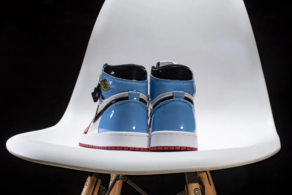 Reps StockX Shoes Air Jordan 1 OG Hi Retro“Fearless” Blue Red CK5666-100??