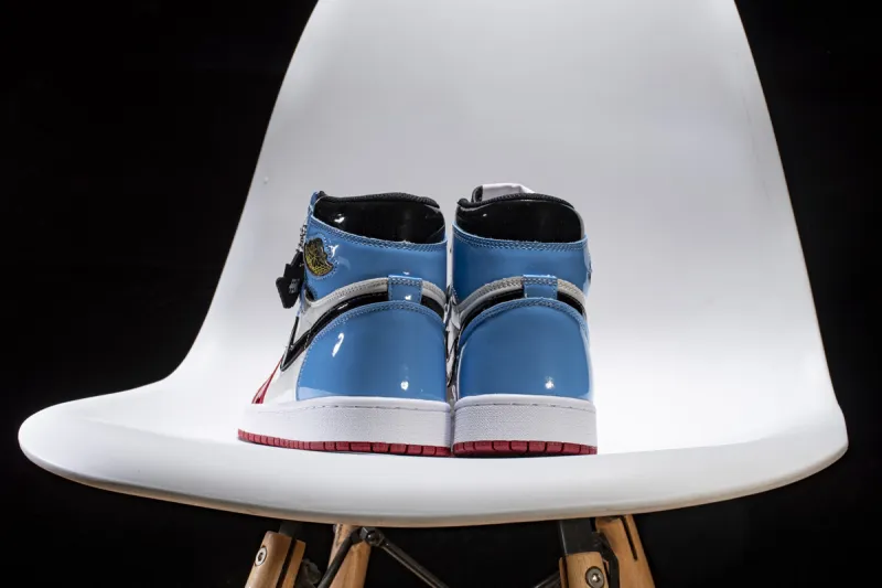 Reps StockX Shoes Air Jordan 1 OG Hi Retro“Fearless” Blue Red CK5666-100??