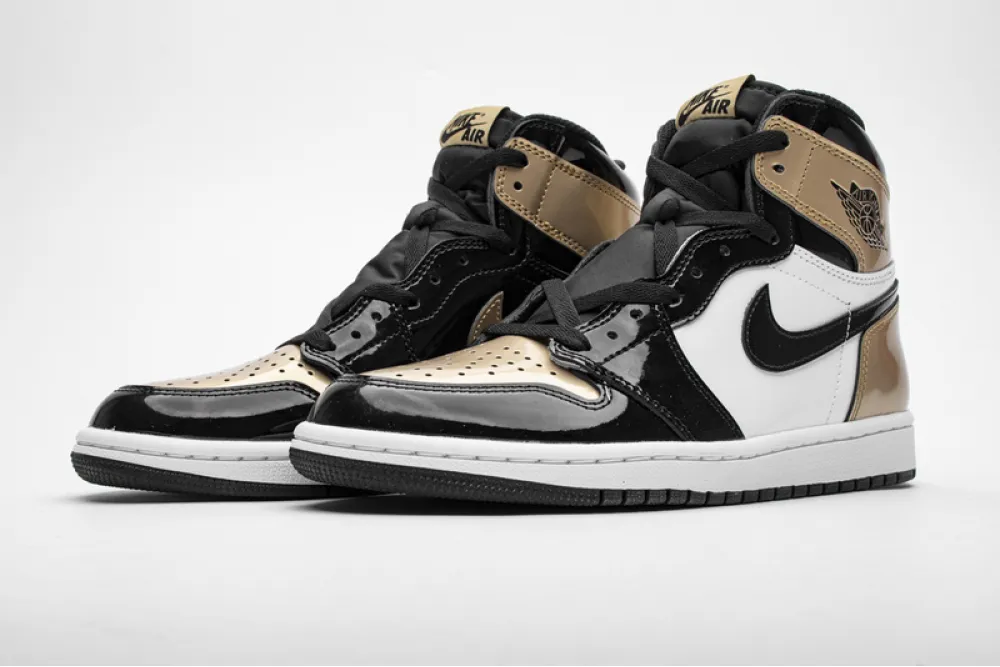 Reps StockX Shoes Air Jordan 1 Retro High OG “Gold Toe” 861428-007??