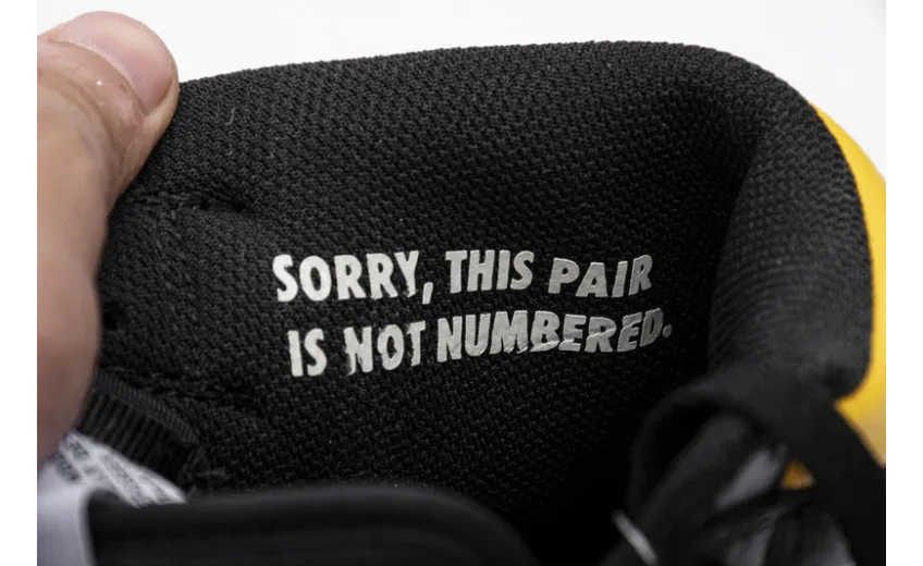  Air Jordan 1 NRG OG High NOT FOR RESALE Varsity Maize 861428-107