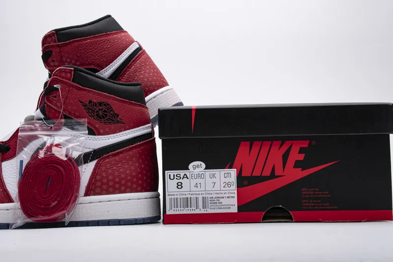 Reps StockX Shoes Air Jordan 1 High OG “Origin Story” Red 555088-602??