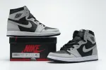 Reps StockX Shoes Air Jordan 1 Shadow 2.0 Black Light Smoke Grey 555088-035??