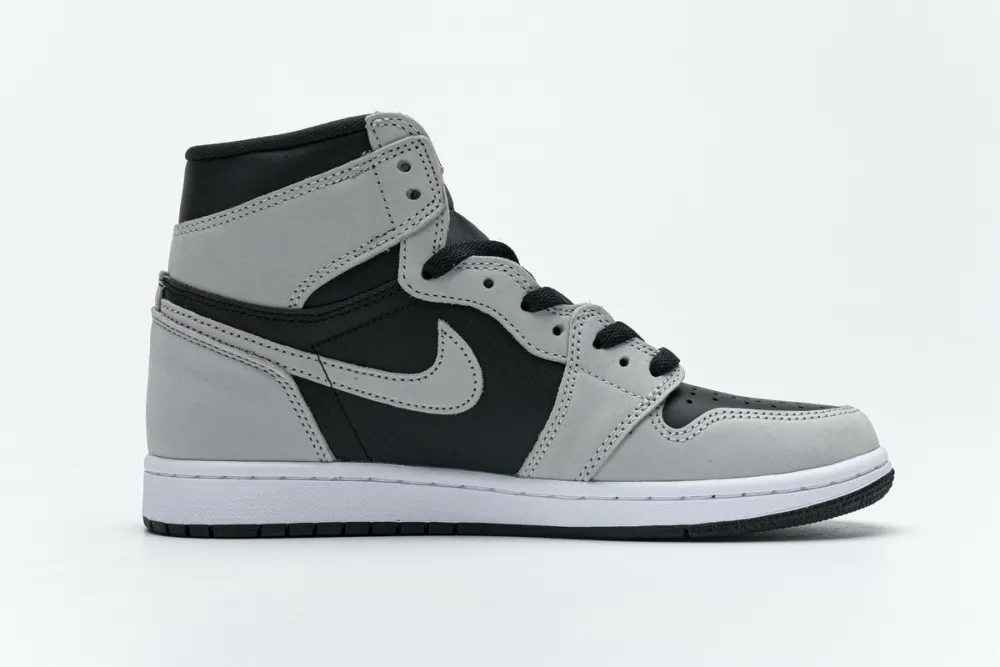 Reps StockX Shoes Air Jordan 1 Shadow 2.0 Black Light Smoke Grey 555088-035??
